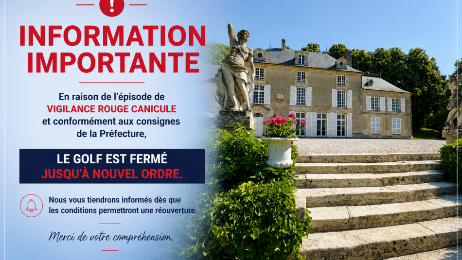 Golf course closed